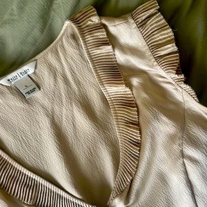 White House Black Market- Silk Shirt